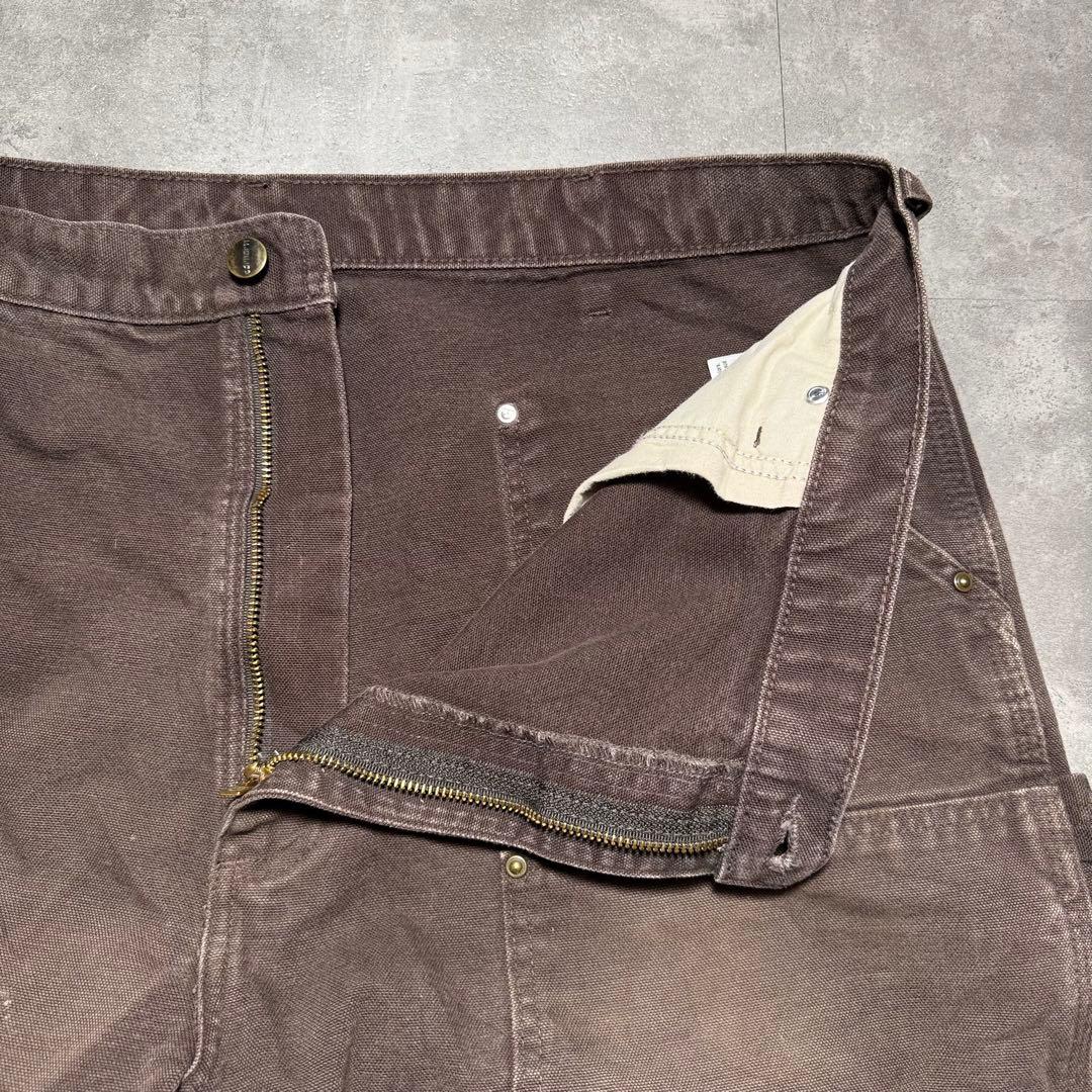 Carhartt カーハートブラウンダブルニーペインターパンツW40×L32
