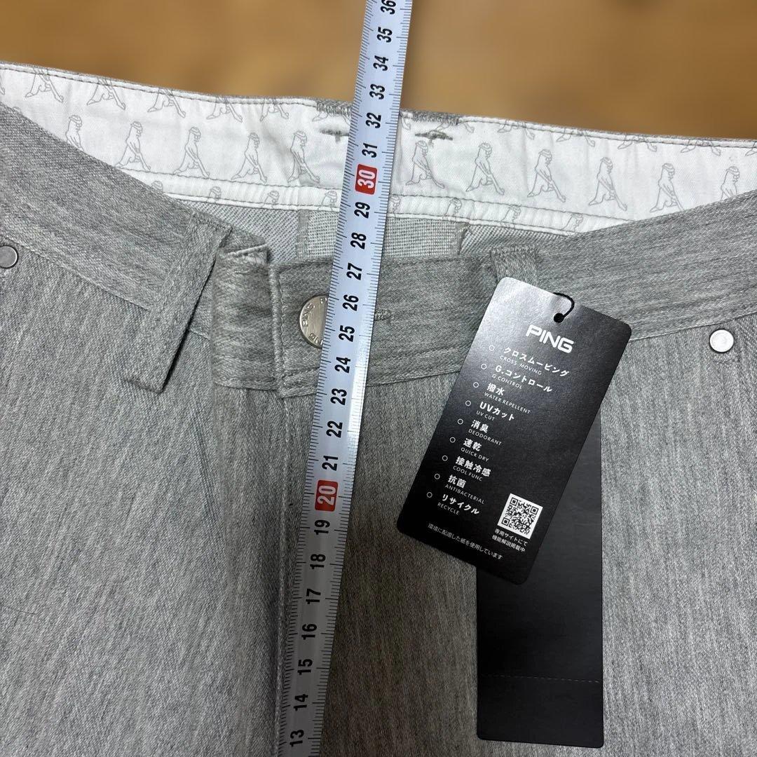 ☆新品☆PING ピン M グレー ストレッチ　秋冬　5ポケット
