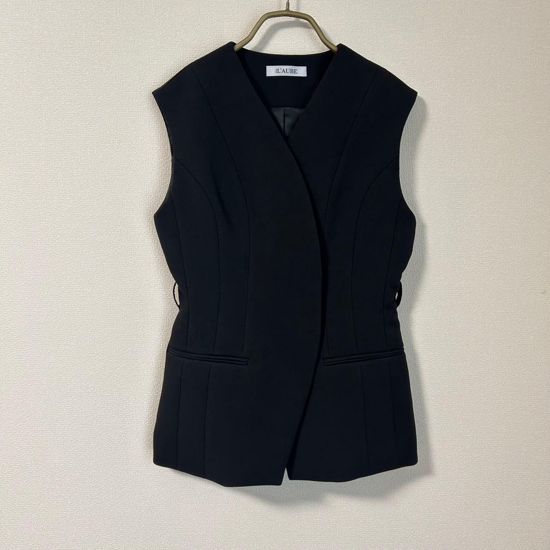 Laubeblanc Round cut gilet ローブブラン ジレ