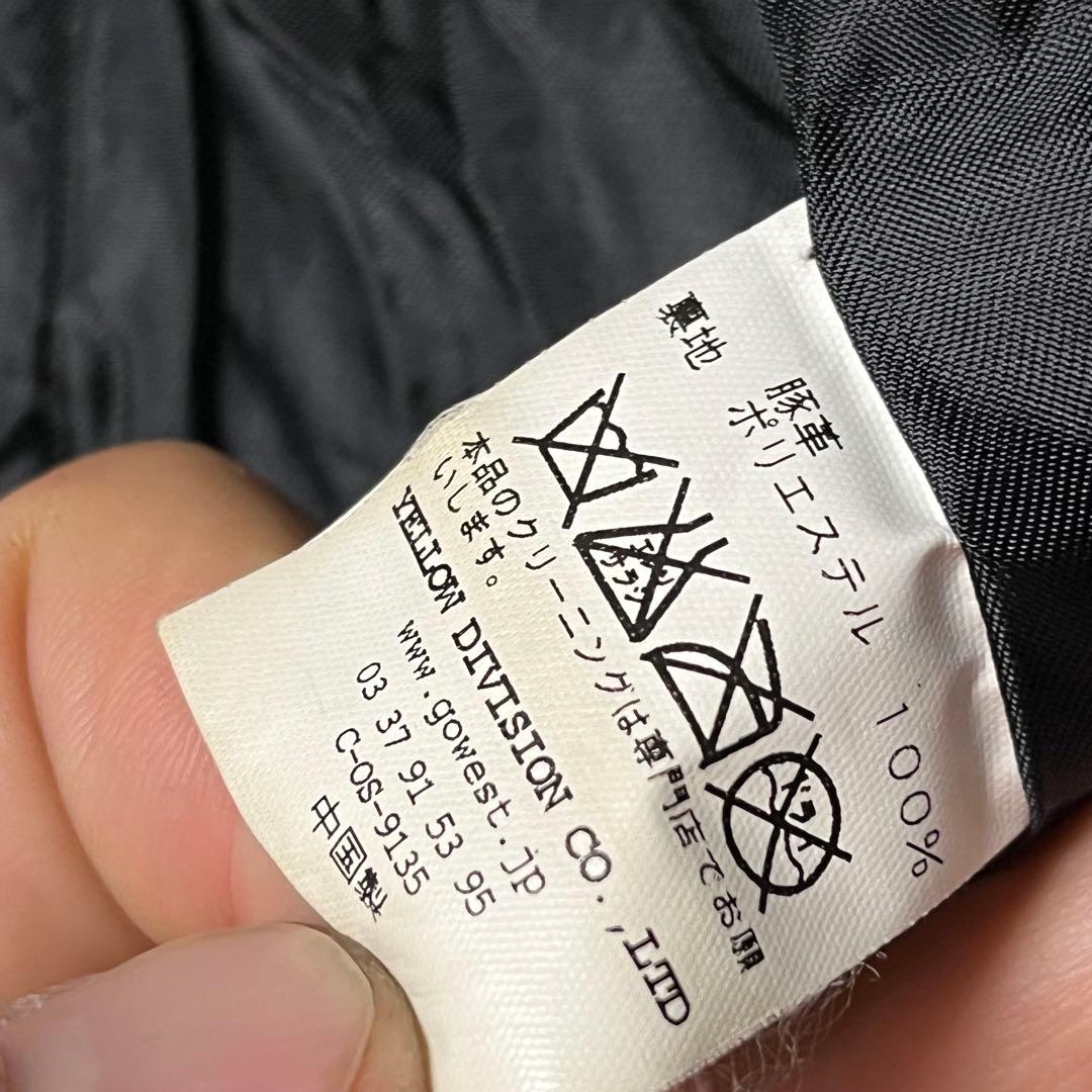 GO WEST 3rd TYPE レザージャケット　M ゴーウェスト　levis