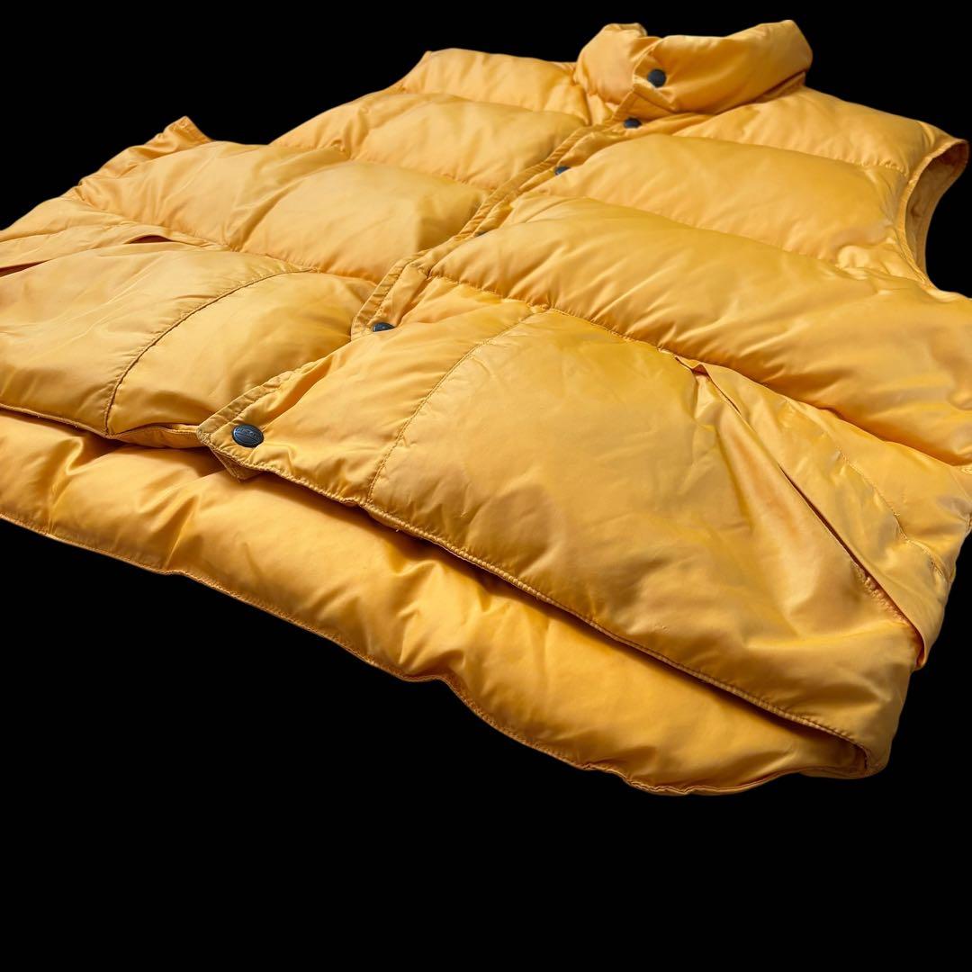 90s L.L.Bean エルエルビーン ダウンベスト XL(REG) イエロー