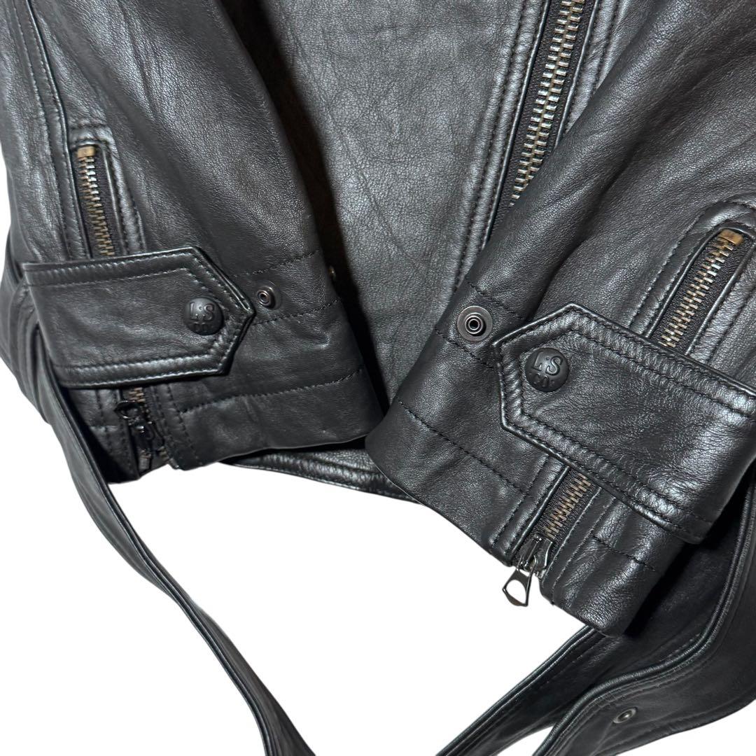 【美品】リーバイス Levi's ダブル ライダース ジャケット M レザー