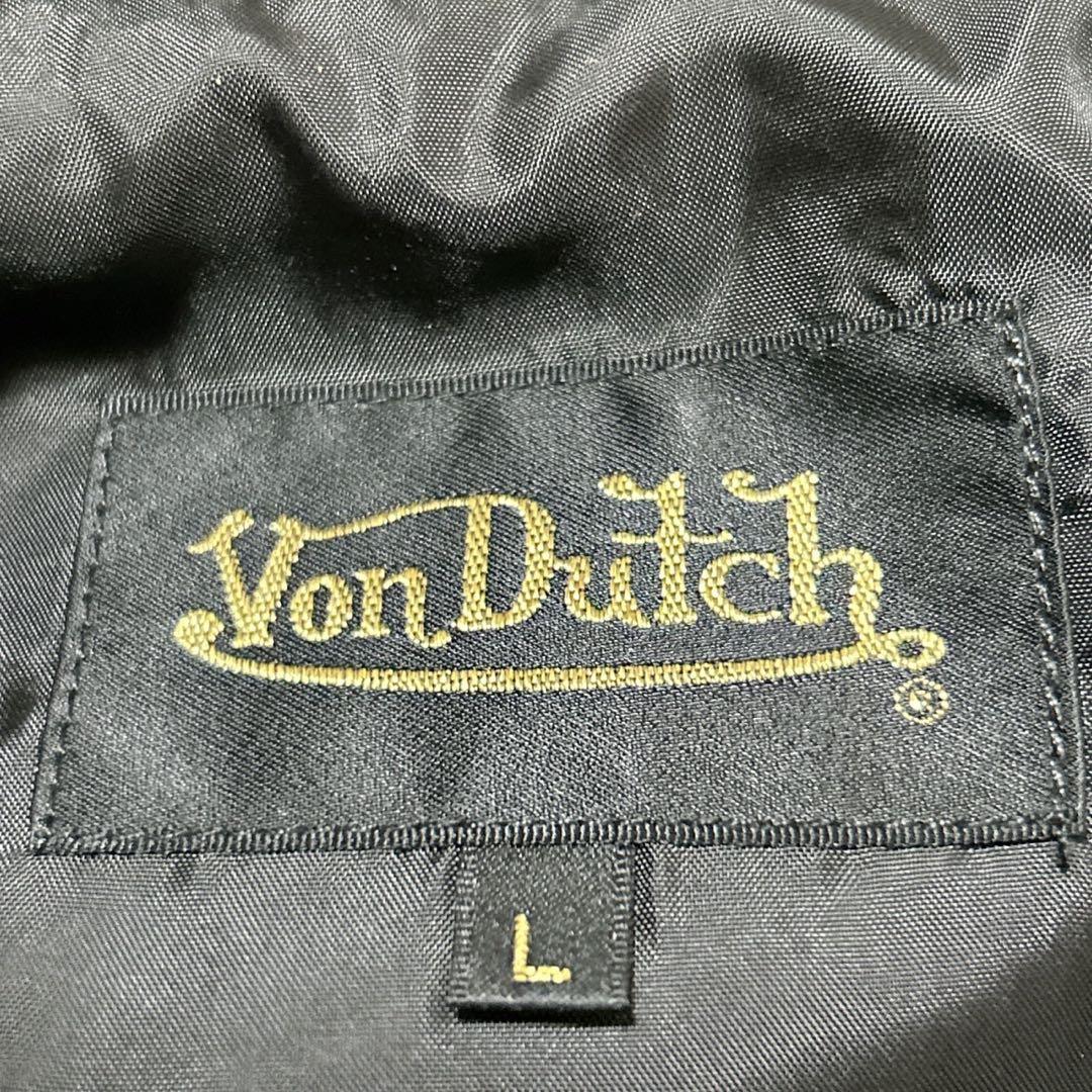【2476】 ✨美品✨ 00s【Von Dutch】 y2k ファーベスト 光沢