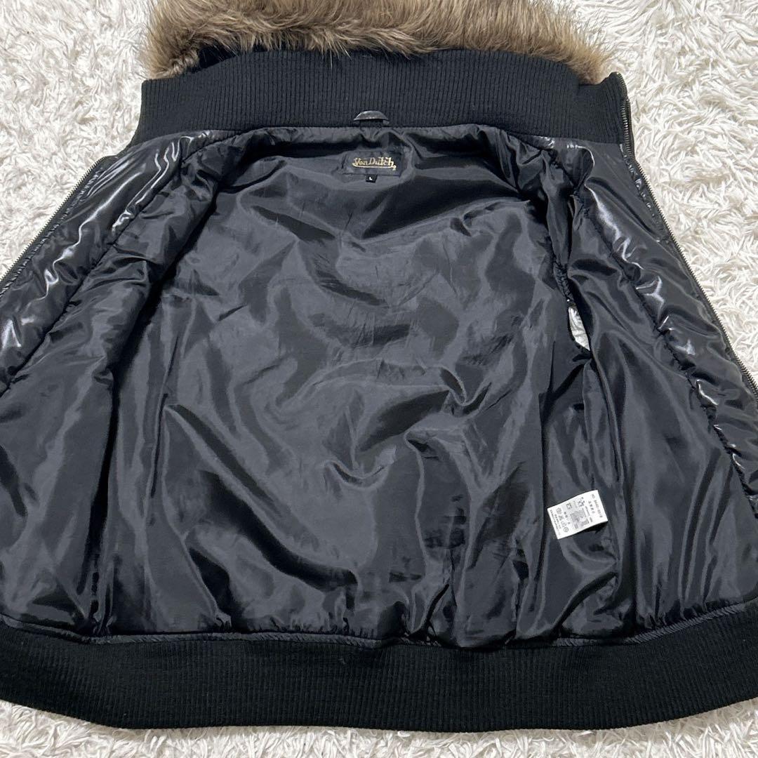 【2476】 ✨美品✨ 00s【Von Dutch】 y2k ファーベスト 光沢
