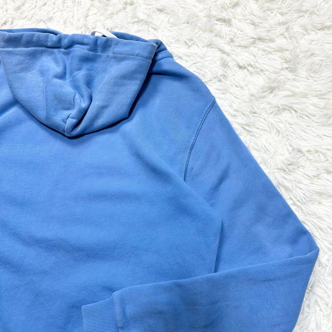極美品 24ss 現行 ポロバイラルフローレン ジップアップパーカー 水色
