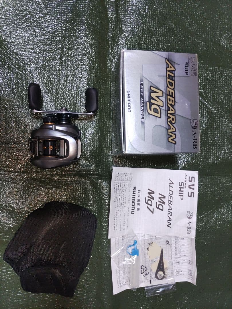 シマノ09アルデバランmgレフト（極美品）夢屋BFSスプール及び純正ハンドル付属