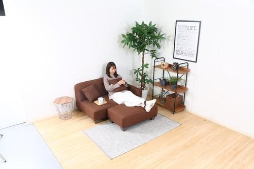 《新品・送料無料》ローソファ　胡坐２　ＢＲ