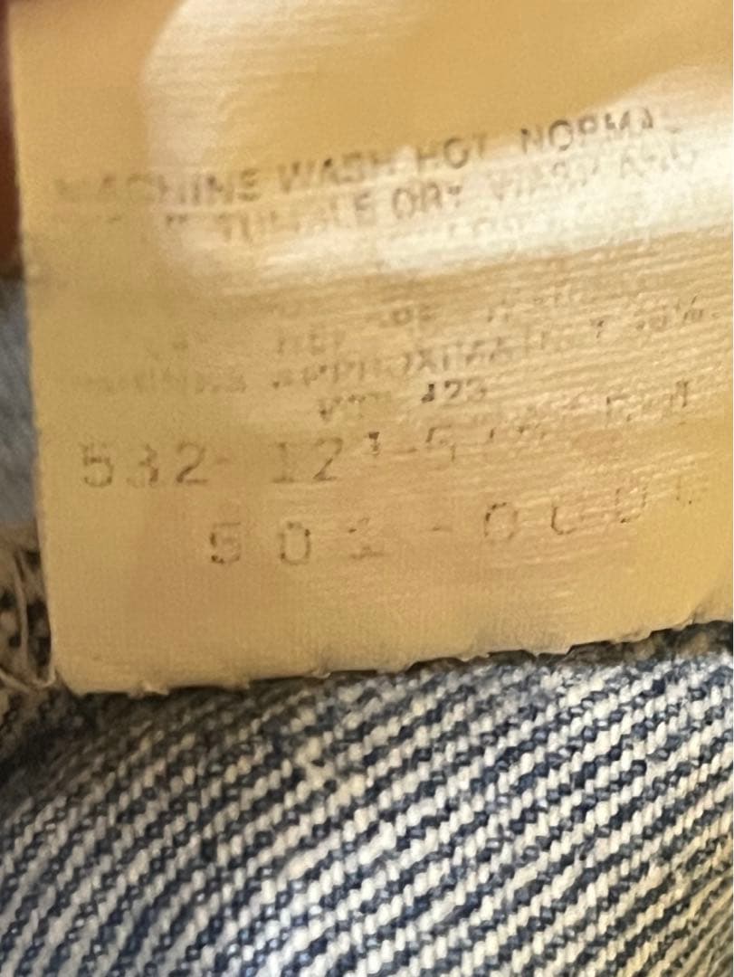 Levi's 501xx 赤文字 90s前半 USA製 刻印532 W35 希少