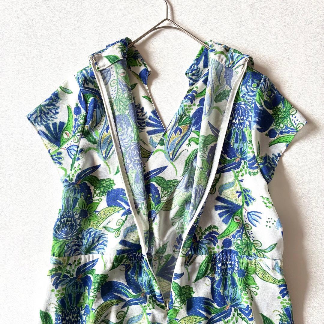 極美品✨Kay me ケイミー　現行　衿付きカシュクールワンピース　インナー付き
