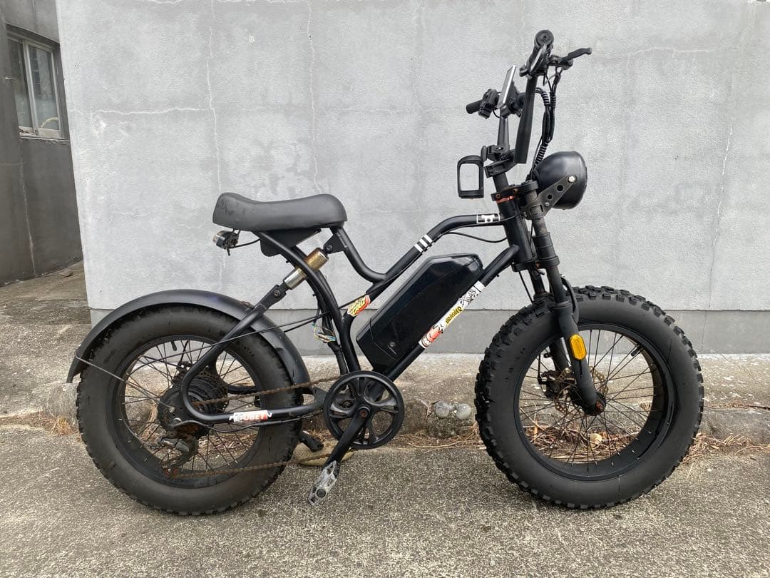 エミリさん専用電動アシスト自転車 ブラック 「PAIMINN」 不動車