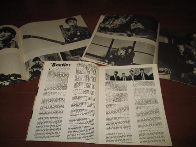 beatles program (コンサートプログラム3点セット送料込み!!)