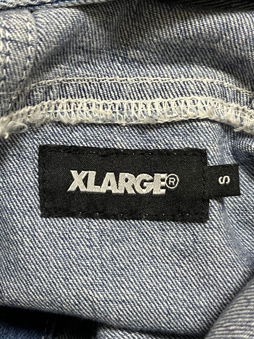 エクストララージ　デニムアノラックパーカー　/S　インディゴブルー　XLarge