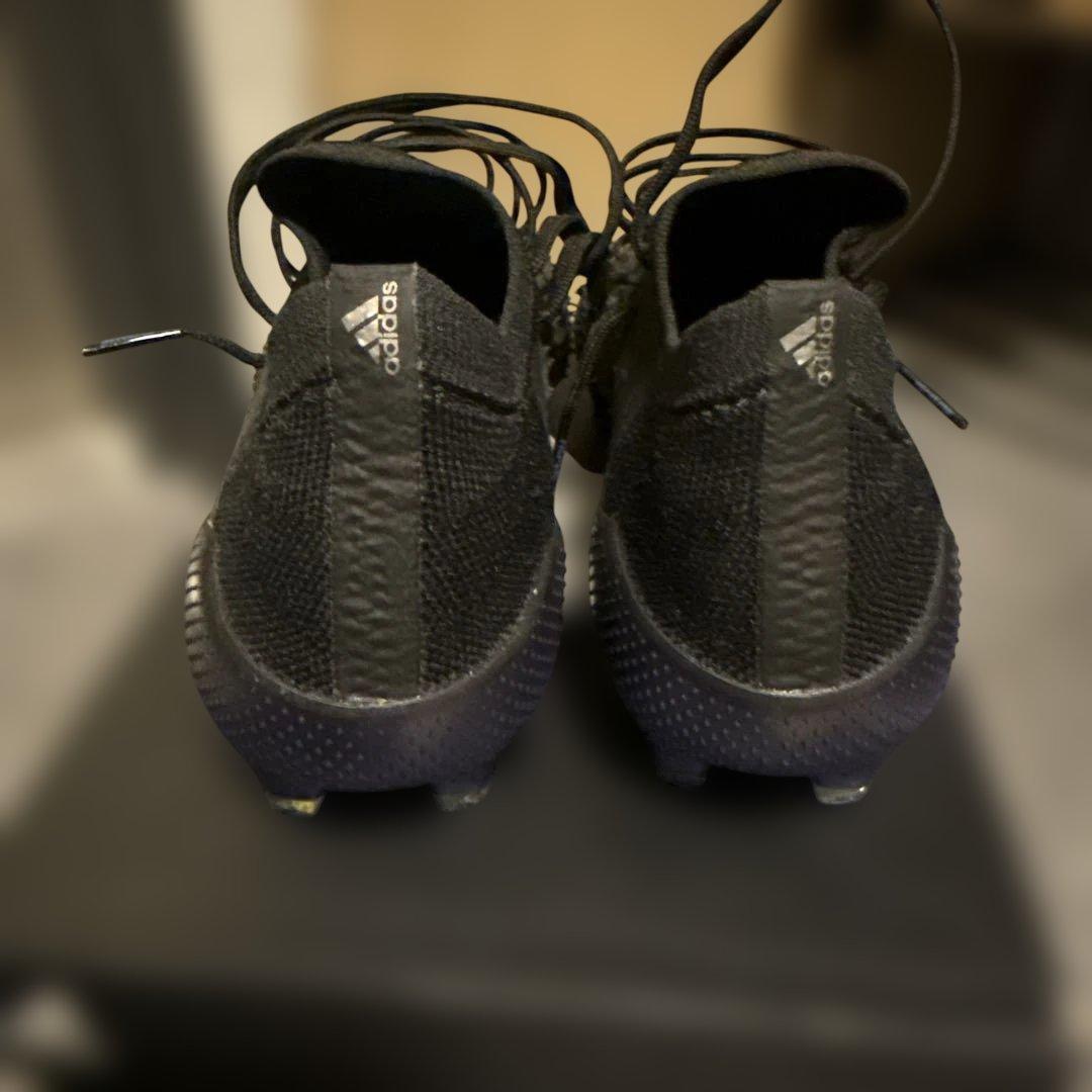 adidas ブラック サッカーシューズスパイク