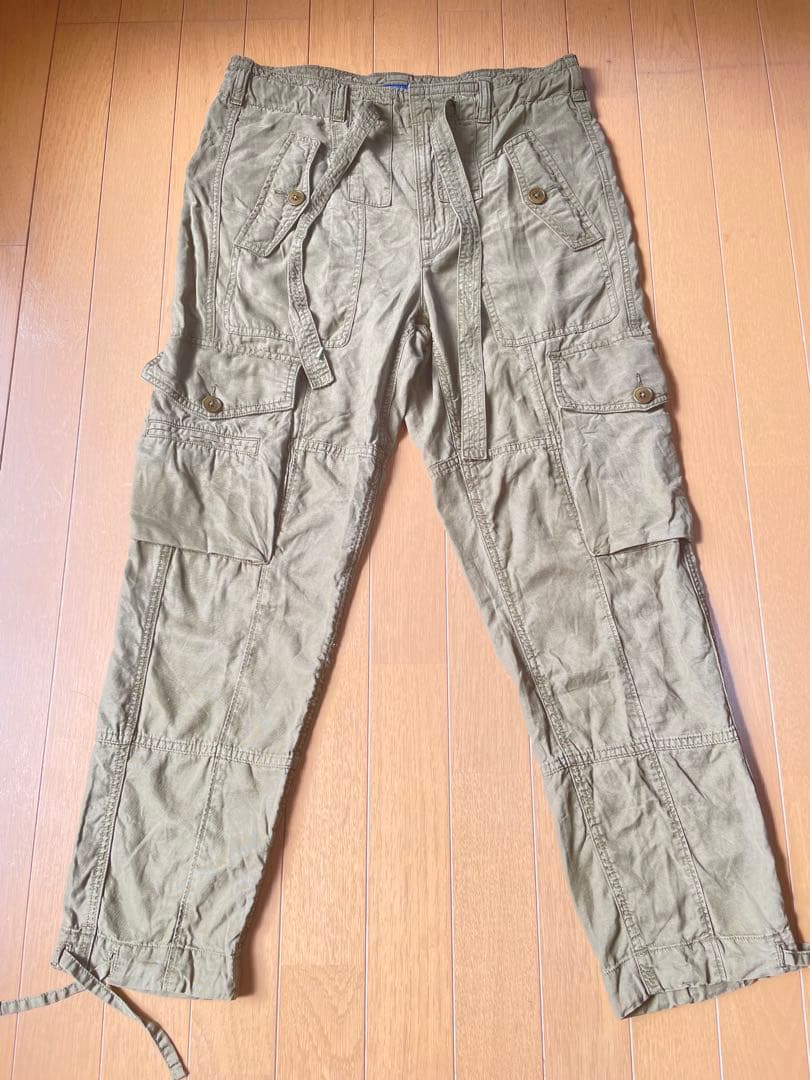 Polo by Ralph Lauren カーゴパンツ　カーキ　美品　高級素材
