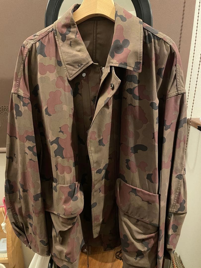 ジャケット・アウター AURALEE WASHED FINX CAMOFLAGE BLOUSON/3