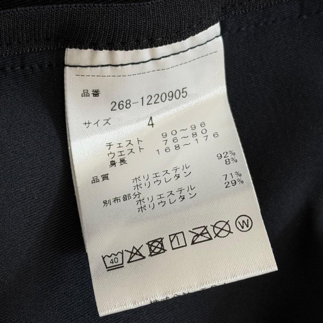 PGG　パーリーゲイツ　ジップパーカー　ネイビー　袖ライン　ゴルフウェア　M