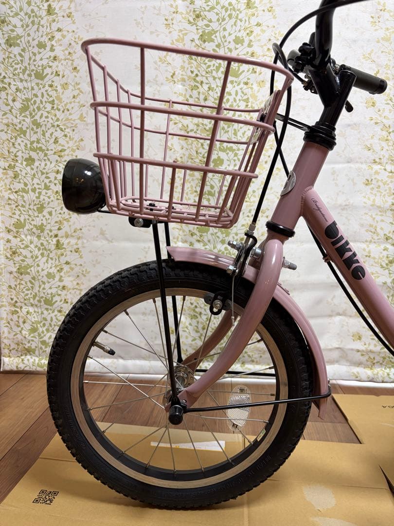 ブリヂストン ビッケM 16インチ 補助輪付 ピンク 美品 点検・防犯登録解除済