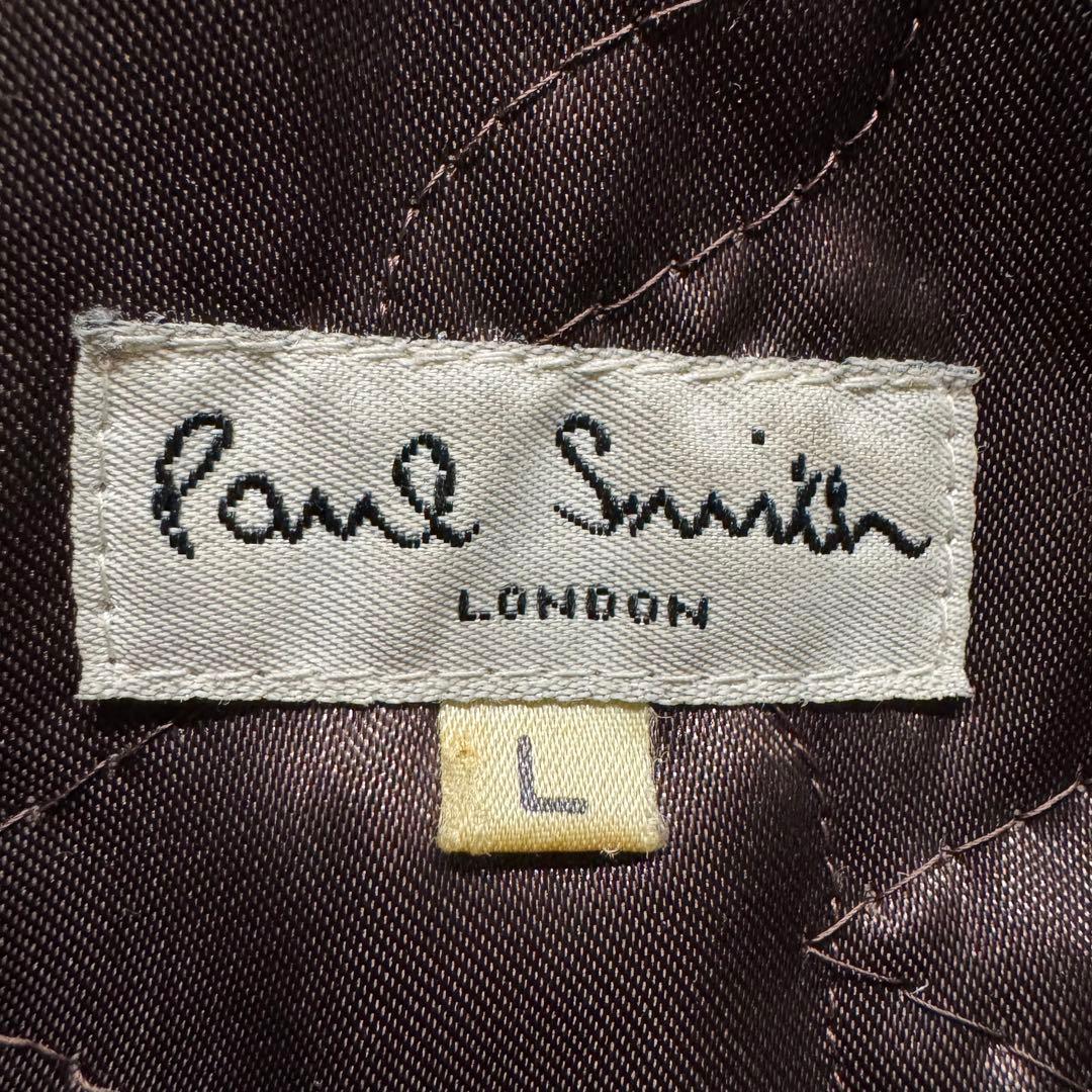 Paul Smith　L レザーカーコート　羊革　レザージャケット　野村訓市