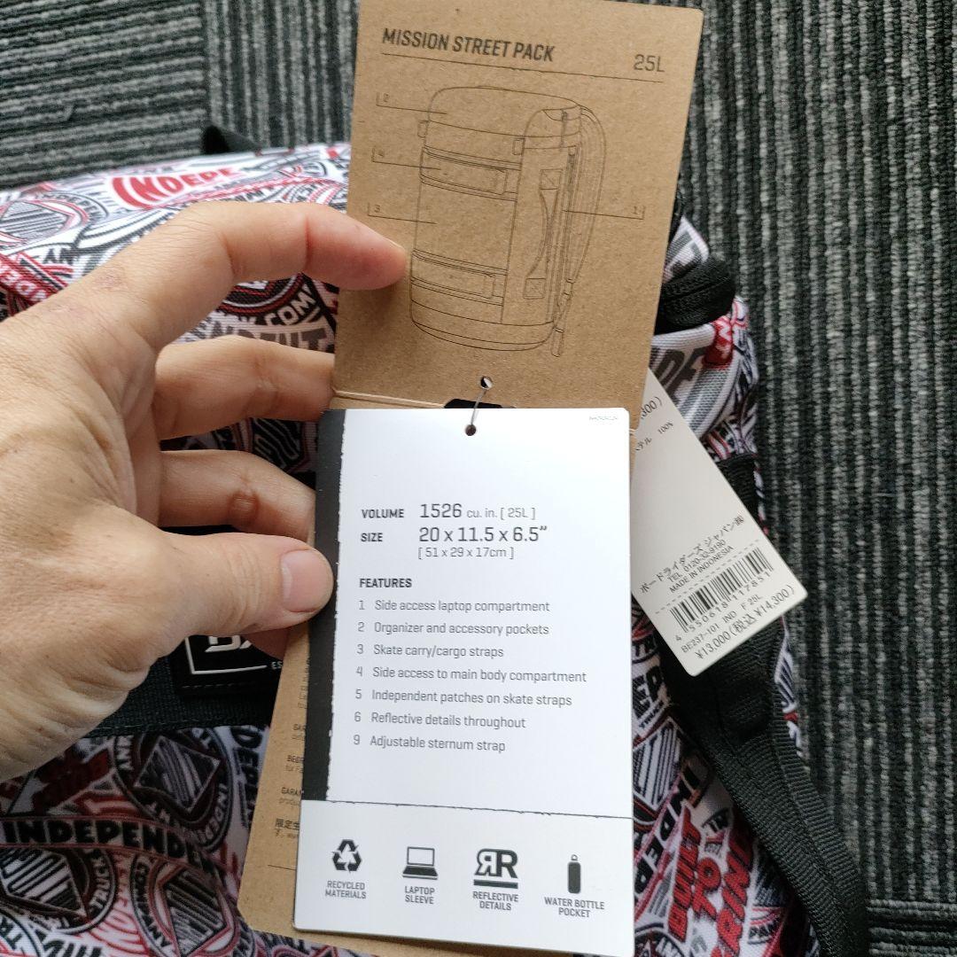 引越処分！【新品♪】INDEPENDENT DAKINEバックパック限定コラボ♪