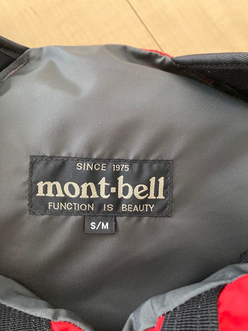 mont-bell ライフジャケット S/M レッド/グレー