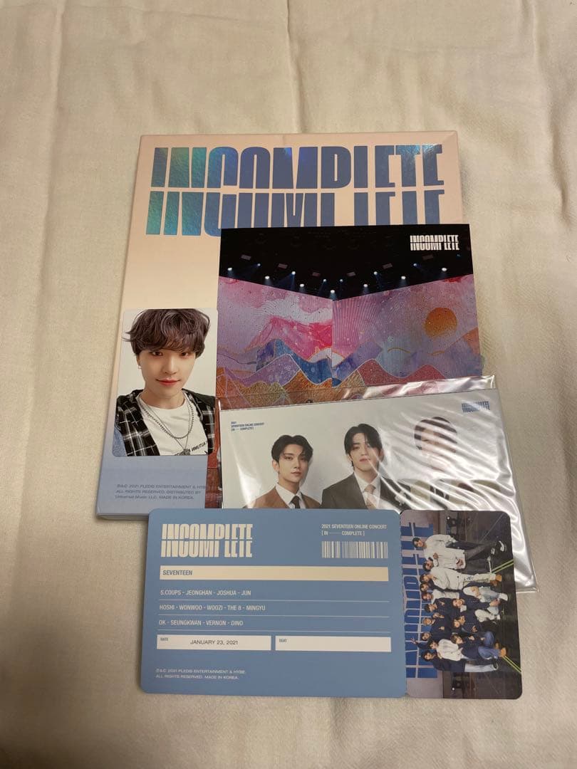 ミュージック SEVENTEEN INCOMPLETE DVD