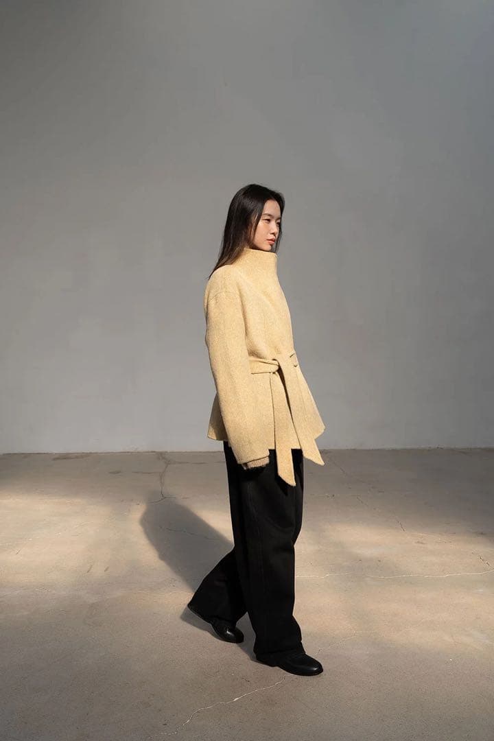 OHOTORO コート　アウター　Ecru Half Coat