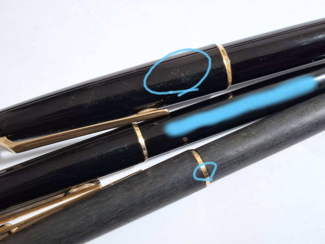 n*u様 MONTBLANC　万年筆4本　ボールペン7本　主にクラシック　ハンマ