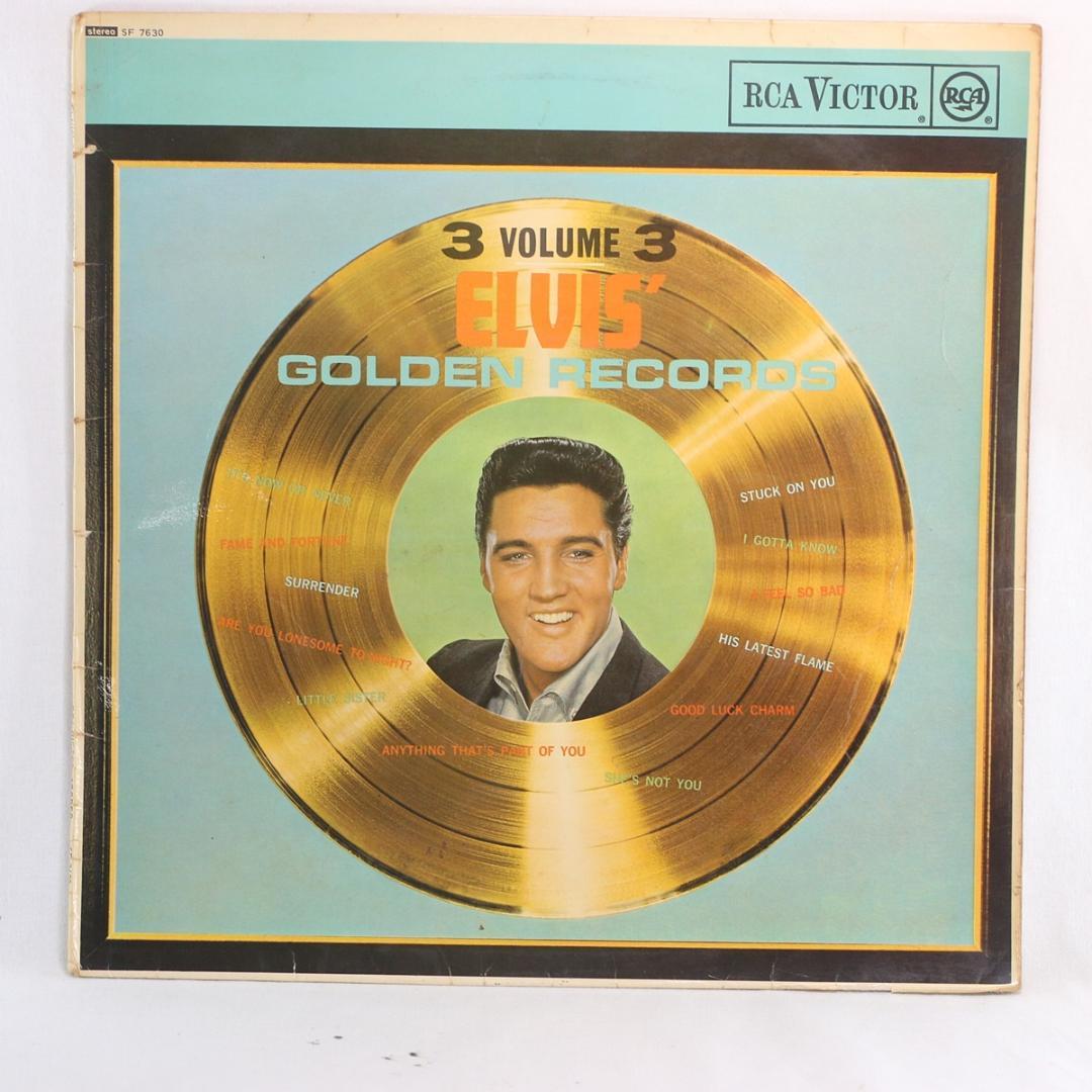 英LP Elvis Presley Golden Records Volume3