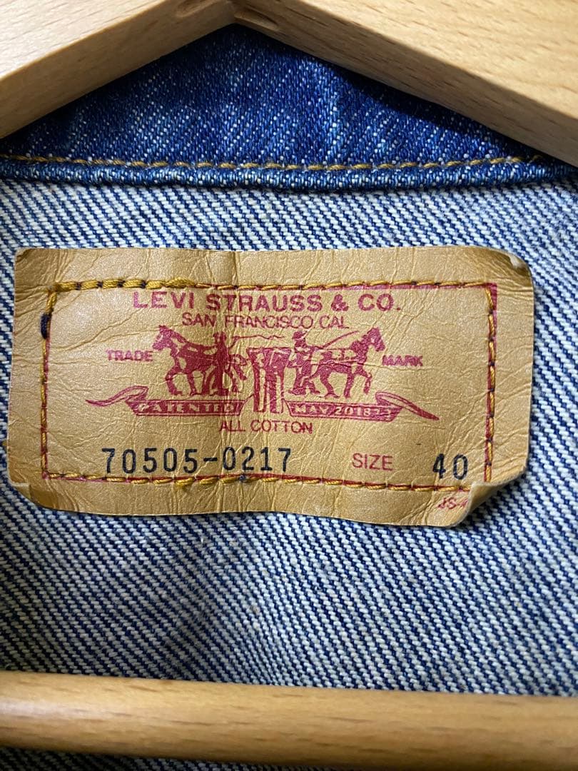 Levi's Gジャン 70505-0217 サイズ40