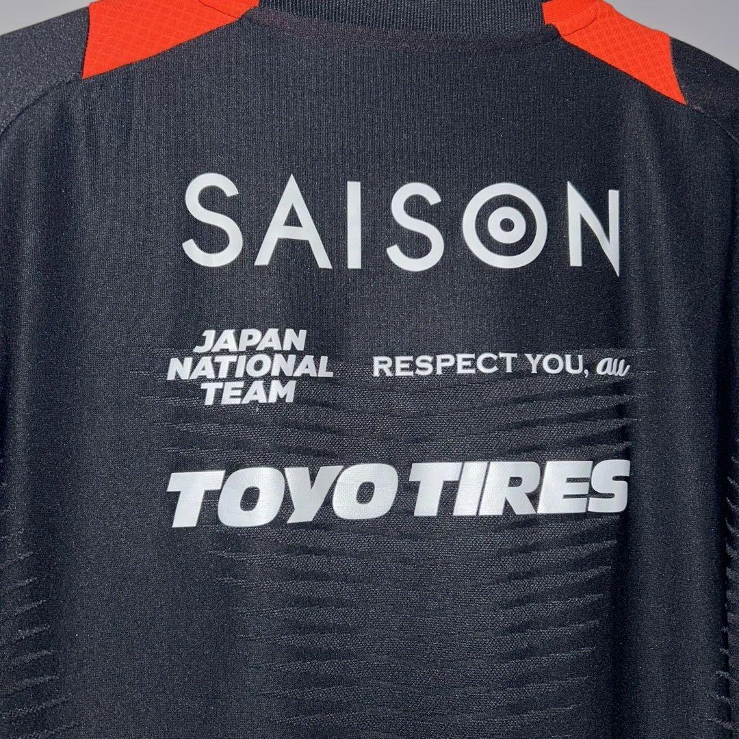 サッカー 日本代表 KIRIN トレーニングジャージー シャツ　Mサイズ