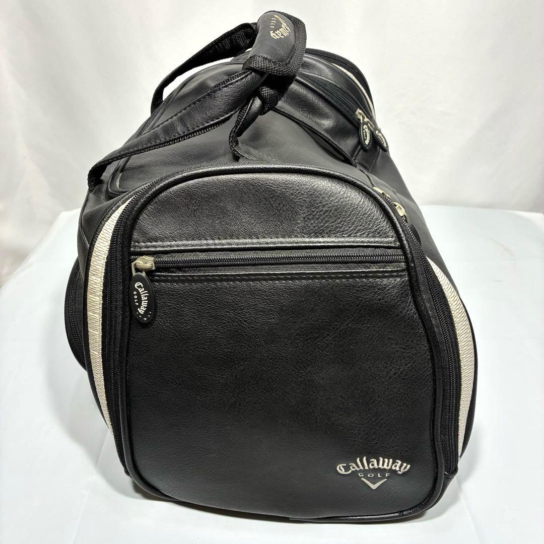 Callaway 2way ボストンバッグ ゴルフ 大容量 シューズ収納付 黒