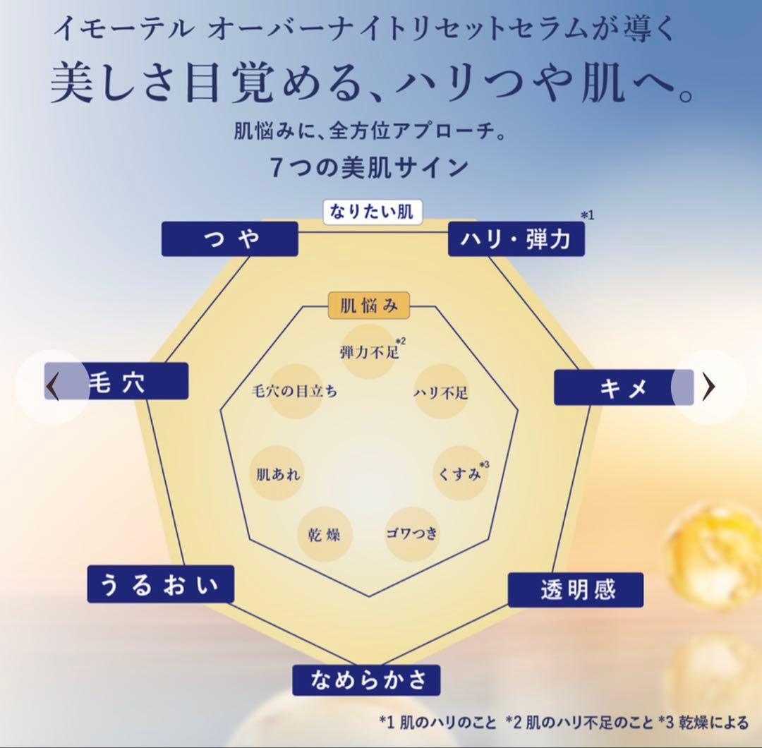 ロクシタン　イモーテル オーバーナイトリセットセラム新品未使用　箱あり　おまけ付