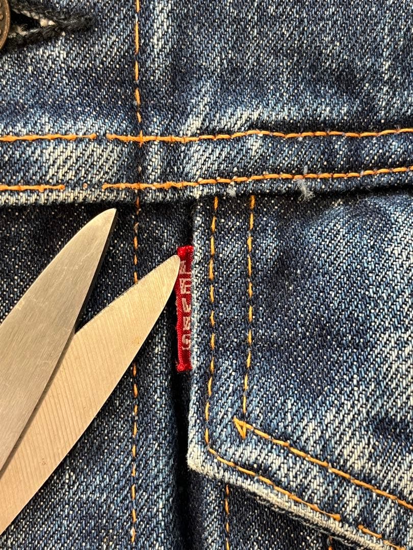 濃紺 60s 70s LEVIS 70505 BIGE 4th ケアタグ USA