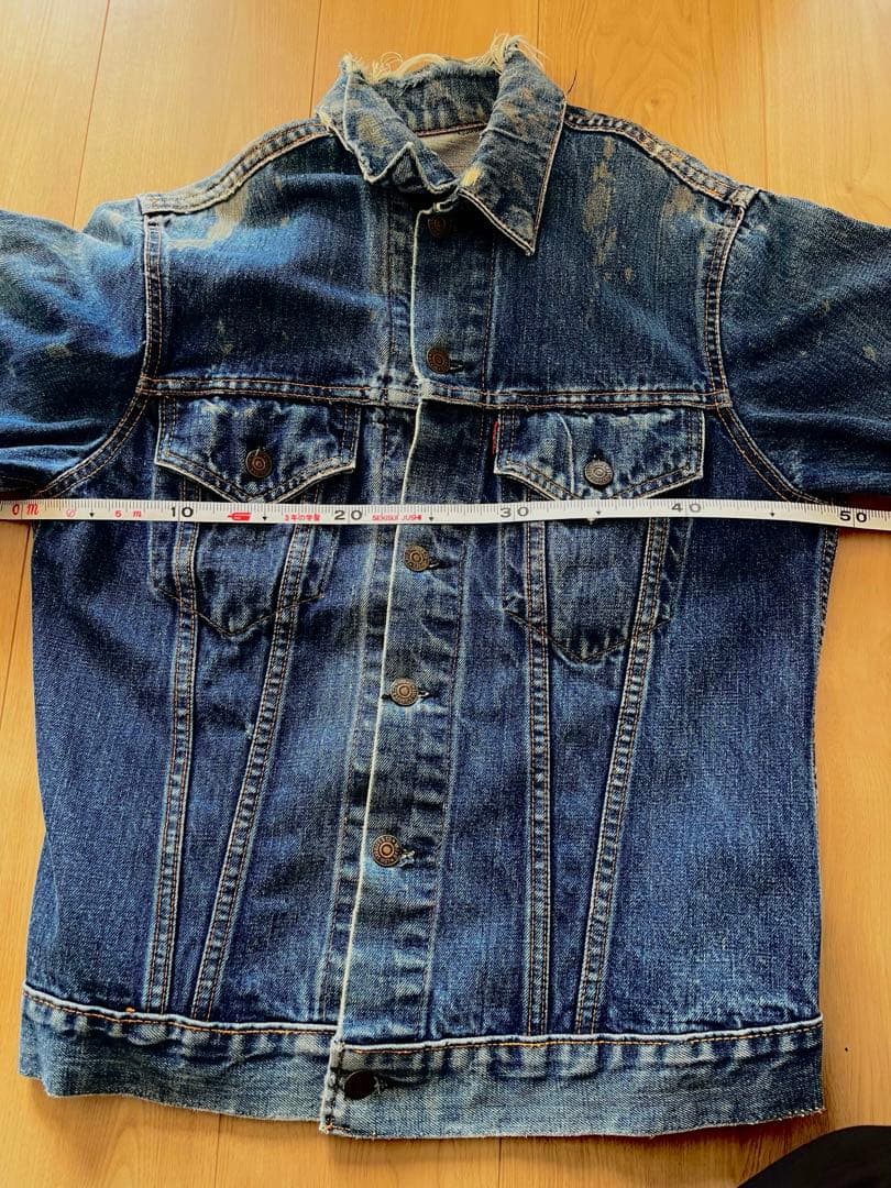 濃紺 60s 70s LEVIS 70505 BIGE 4th ケアタグ USA