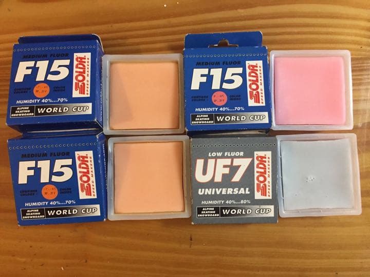 SOLDA クロスカントリースキー　ワックス　4個セット