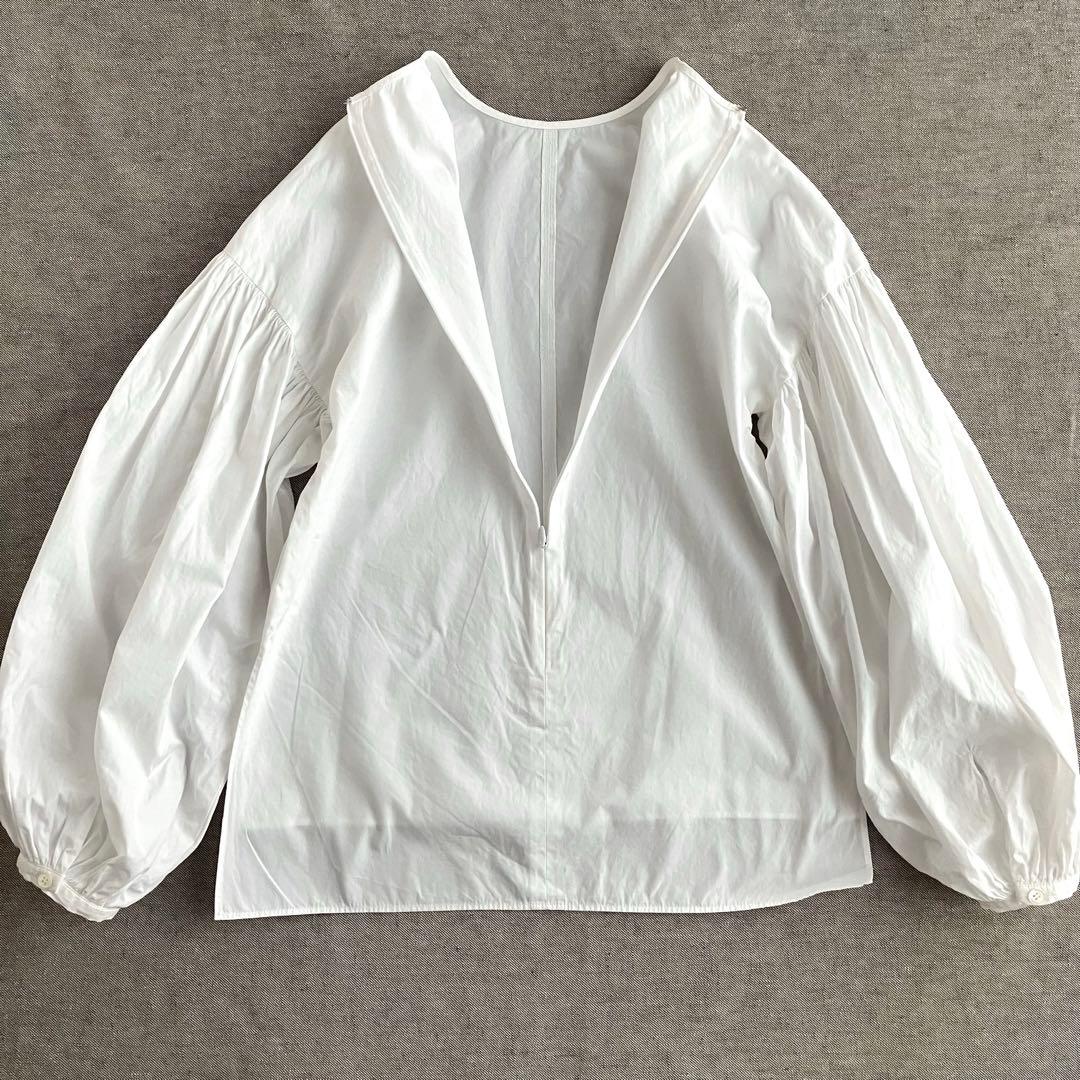 美品✨ウィムガゼット クルーネック 袖ボリュームブラウス