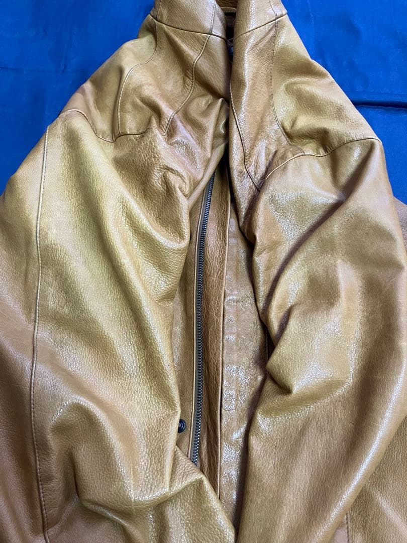 jil sander 00s レザージャケット ベルト付属