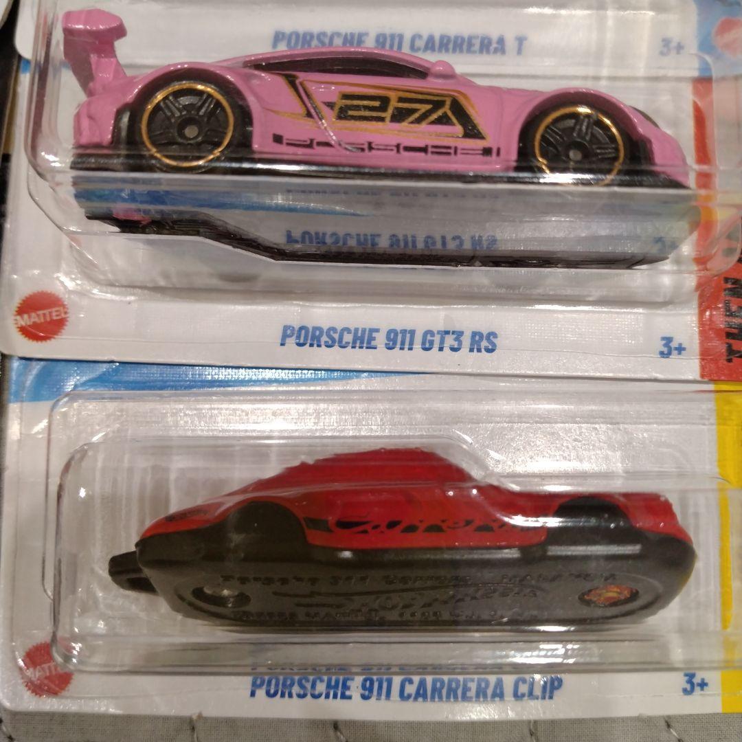 ホットウィール　ポルシェ18台セット　ベーシック　プレミアム　シルバーシリーズ