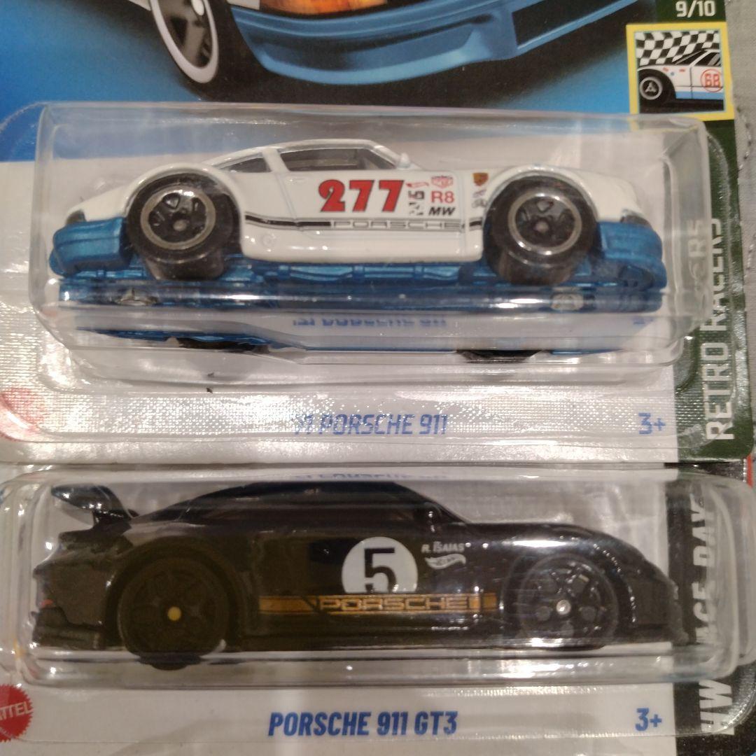 ホットウィール　ポルシェ18台セット　ベーシック　プレミアム　シルバーシリーズ