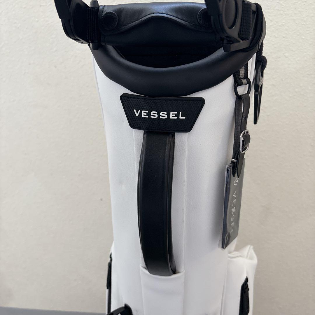 [美品］Vessel ゴルフ スタンド キャディバッグ White