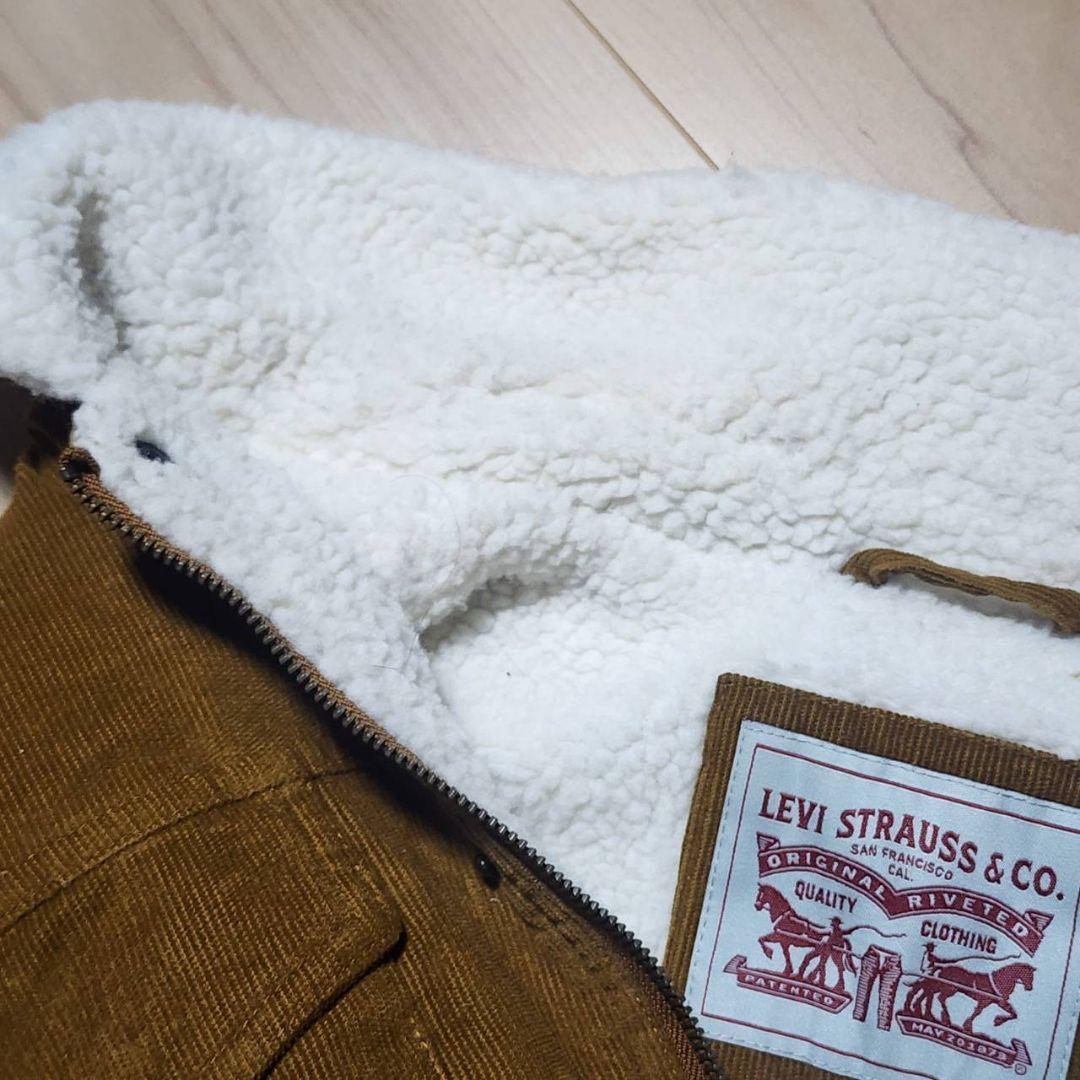 リーバイス Levi's コーデュロイ シェルパ裏地 トラッカージャケット M