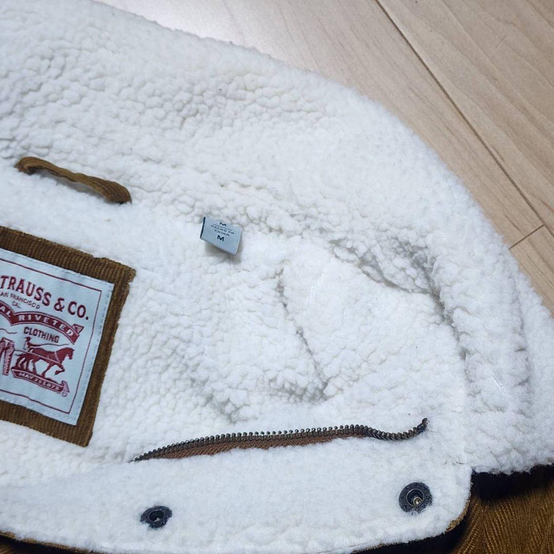リーバイス Levi's コーデュロイ シェルパ裏地 トラッカージャケット M