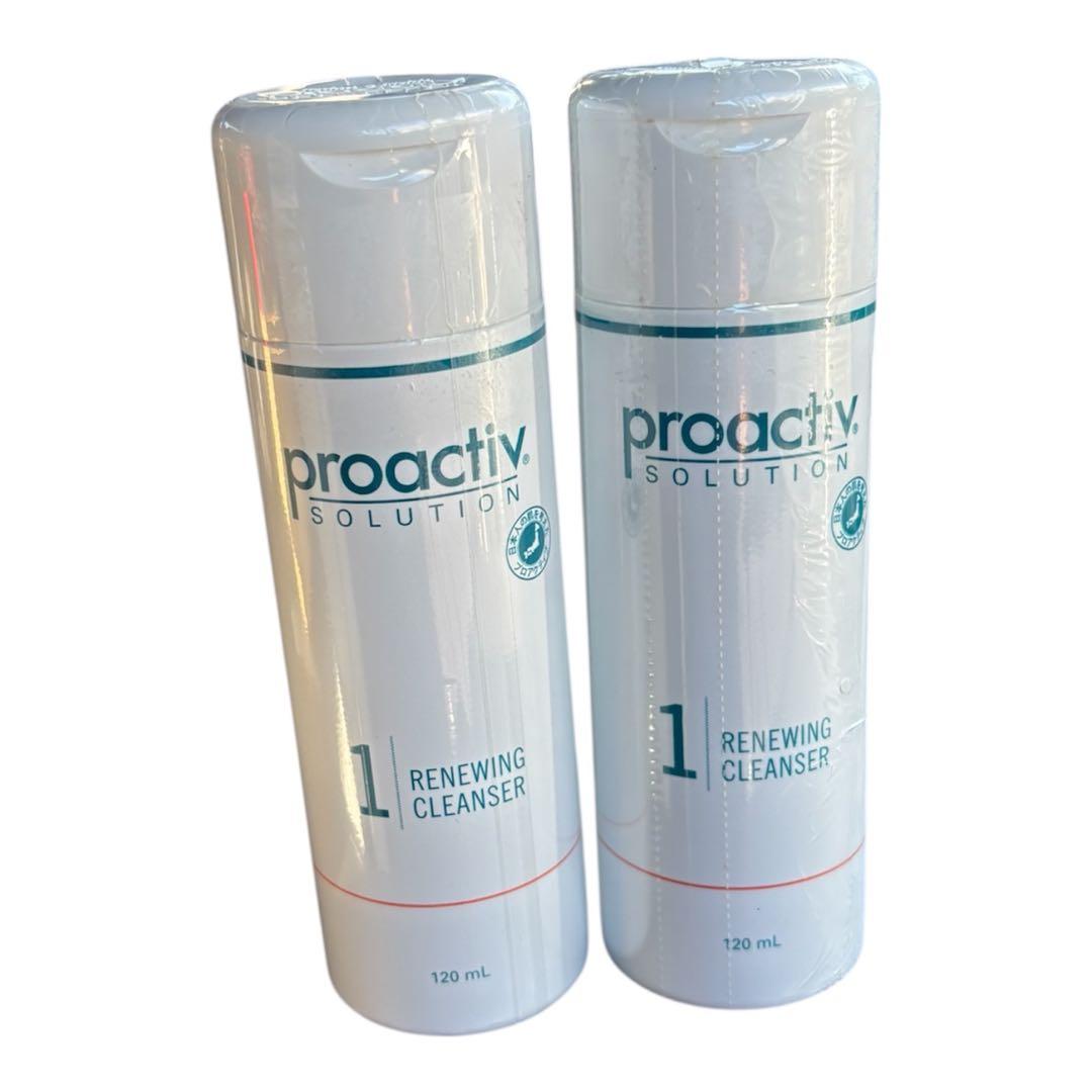 プロアクティブ リニューイング クレンザー 120mL 2本セット　フィルム付き
