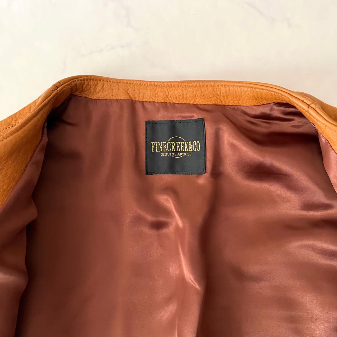 FINE CREEK&CO ファインクリークアンドコー レザージャケット 鹿革