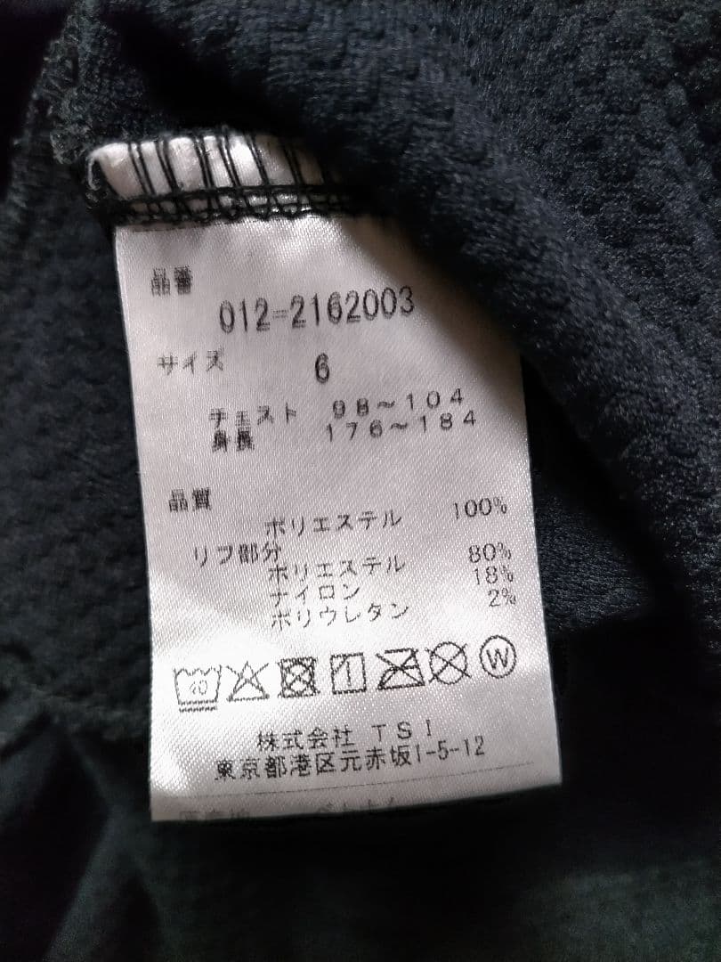 ニューバランスゴルフ　ジップアップ　パーカー　黒　6