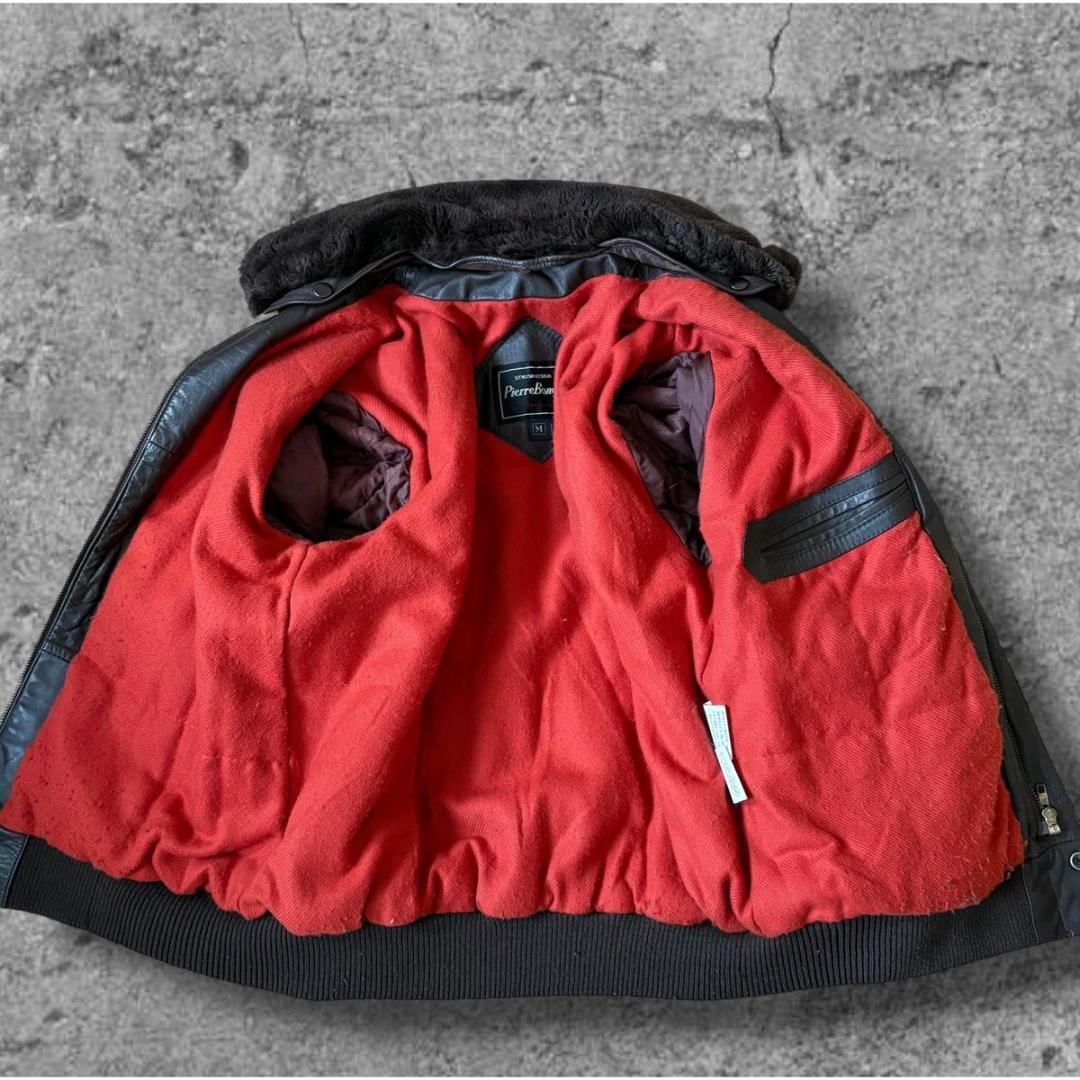 90s VINTAGE flight jacket A-2 G-1 短丈　茶色