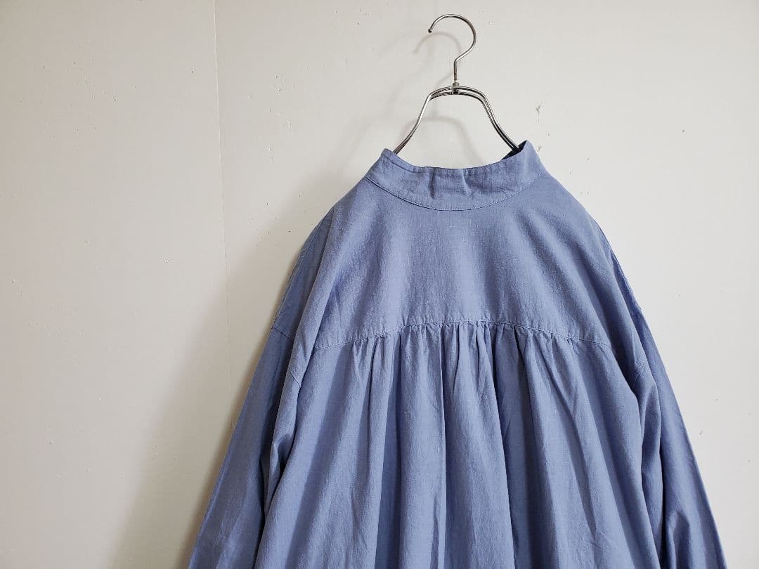 専用です✨ 新品 ナチュラルランドリー スタンドカラー ギャザーワンピース