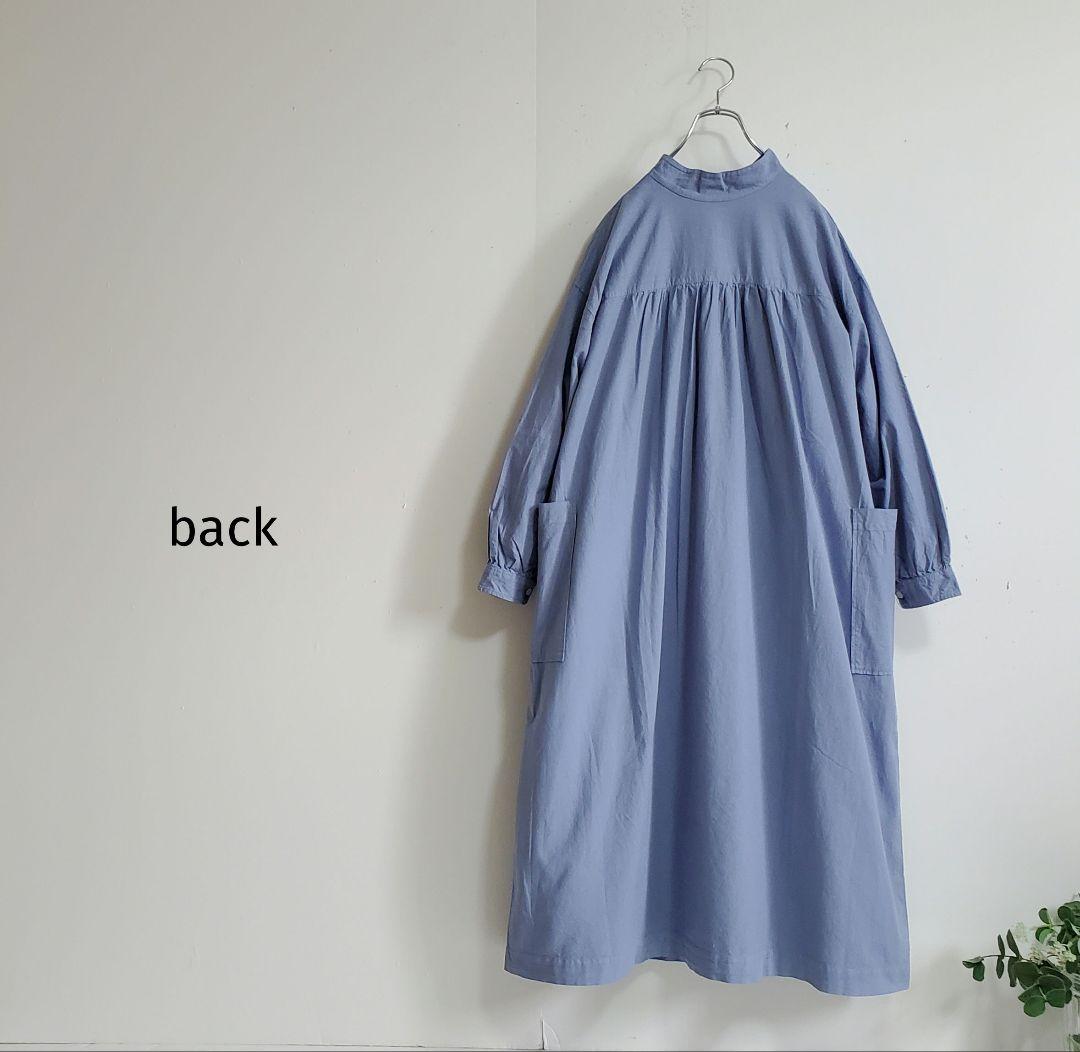 専用です✨ 新品 ナチュラルランドリー スタンドカラー ギャザーワンピース