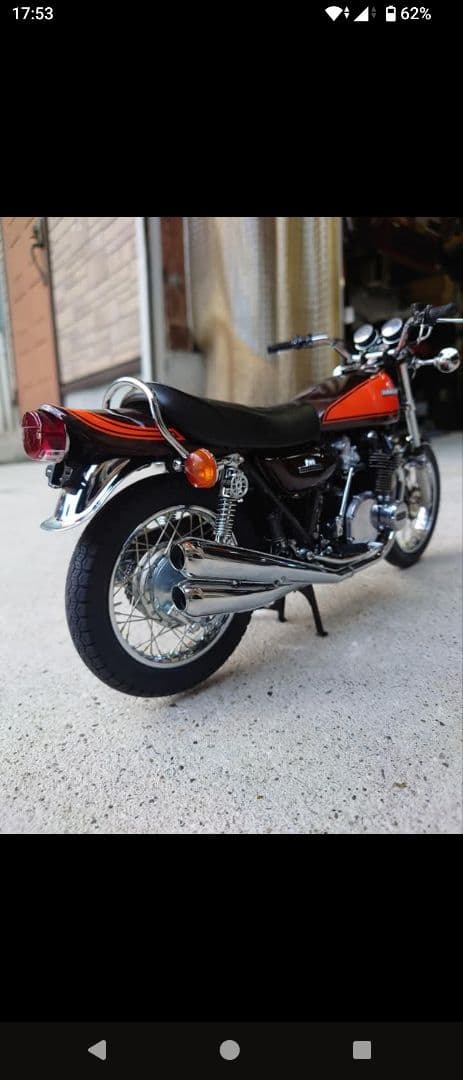 ヤマト 1/6スケール カワサキ Z1 1972最初期型 ダイキャストモデル
