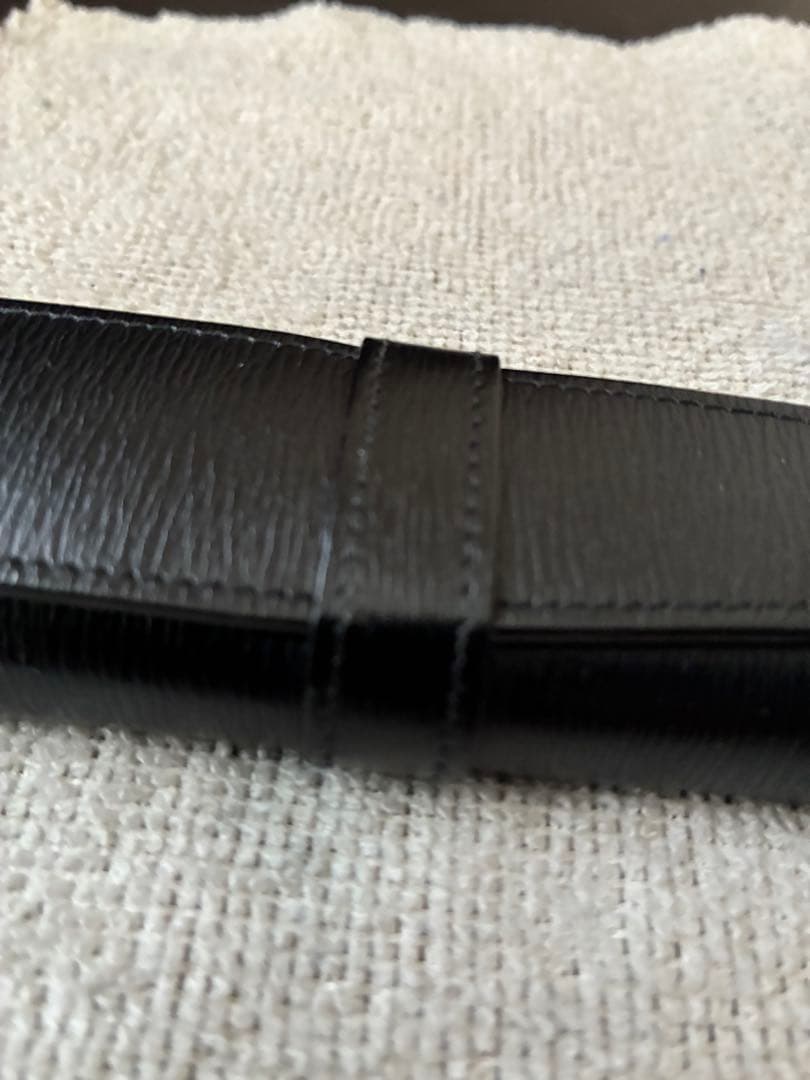 ◾️極美品◾️MONT BLANC モンブラン◾️ 黒革製◾️1 本／2本差し◾️